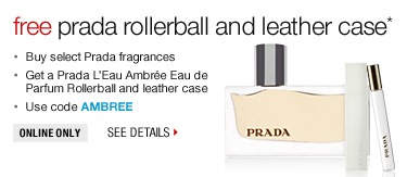 Free Prada rollerball and leather case - Use code AMBREE 